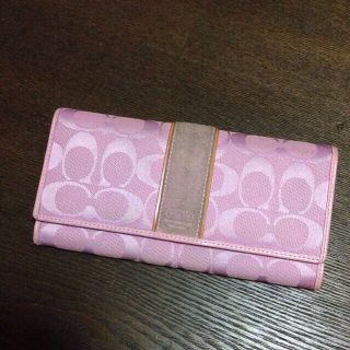 コーチ(COACH)のcoach 薄ピンク 長財布(財布)