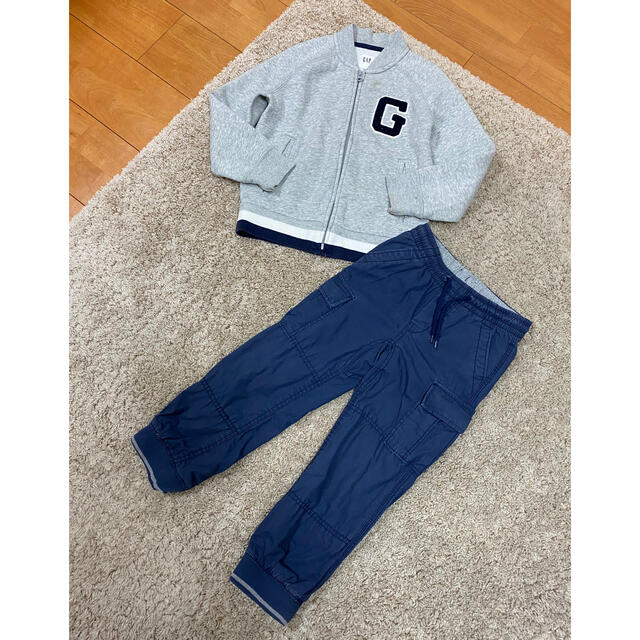 GAP(ギャップ)の美品　GAP ジャケット　ズボン　2点セット キッズ/ベビー/マタニティのキッズ服男の子用(90cm~)(ジャケット/上着)の商品写真