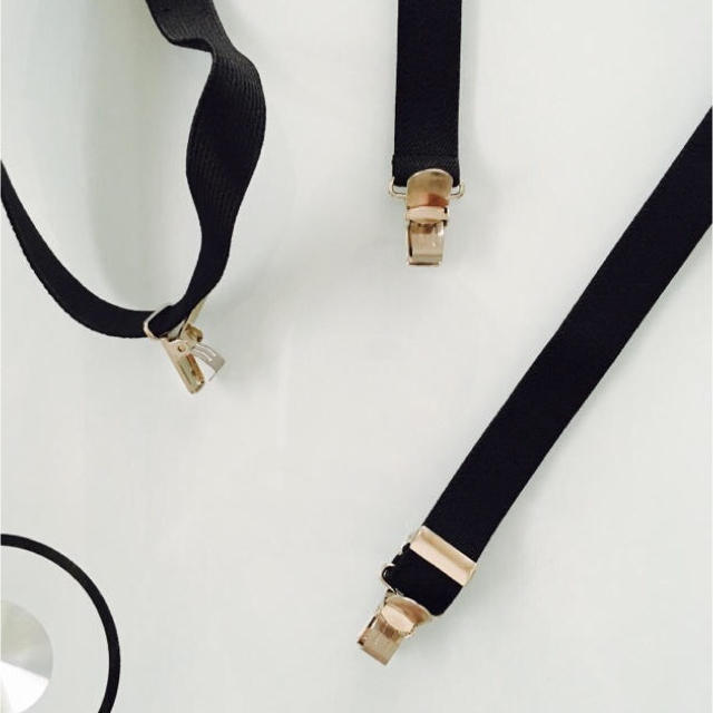SNIDEL(スナイデル)の新品✨snidel黒サスペンダー レディースのファッション小物(サスペンダー)の商品写真