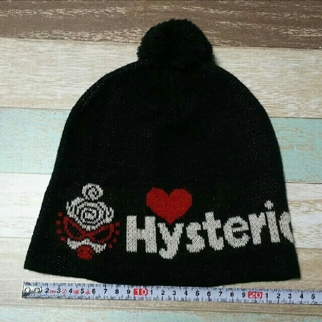 HYSTERIC MINI(ヒステリックミニ)のどくりんご様専用！ヒスミニ ニット帽 キッズ キッズ/ベビー/マタニティのこども用ファッション小物(帽子)の商品写真