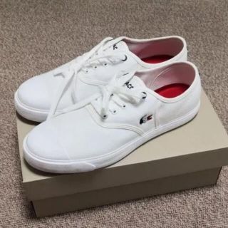 ラコステ(LACOSTE)の【新品未使用】LACOSTE スニーカー トリコロール レネ(スニーカー)