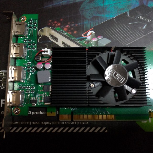 ELSA GeForce GT 730 1GB QD グラフィックスボード 1