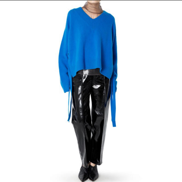シースルートップス Tulle Bow Tie Top
