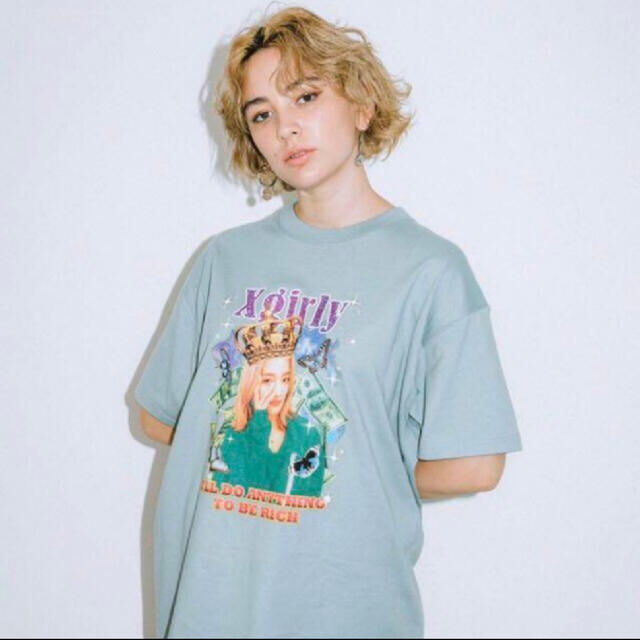 x-girl×YURINO コラボ Tシャツ 完売Tシャツ(半袖/袖なし)