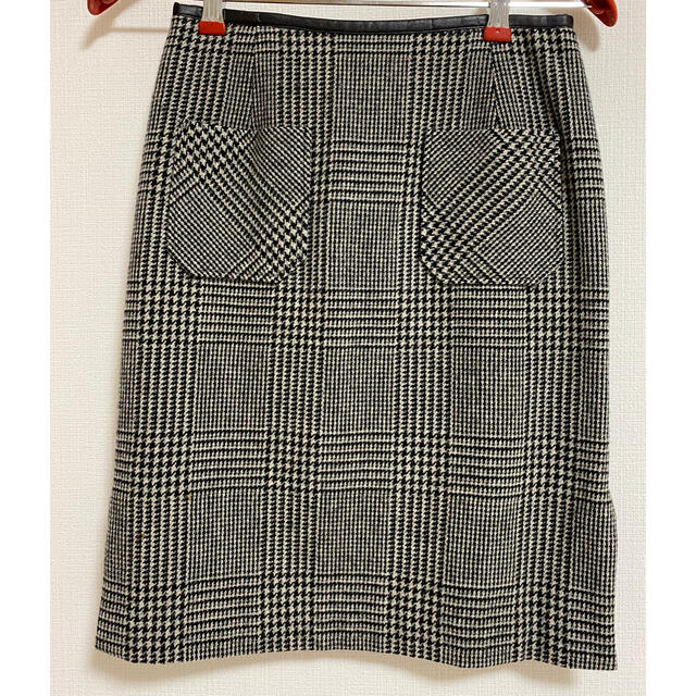 BABYLONE(バビロン)のBABYLONEチェック柄スカート レディースのスカート(ひざ丈スカート)の商品写真