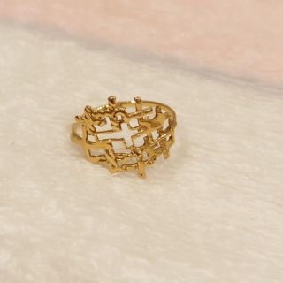 アッシュペーフランス(H.P.FRANCE)の【hirondelle/イロンデール】マルチクロスリング 18k(リング(指輪))