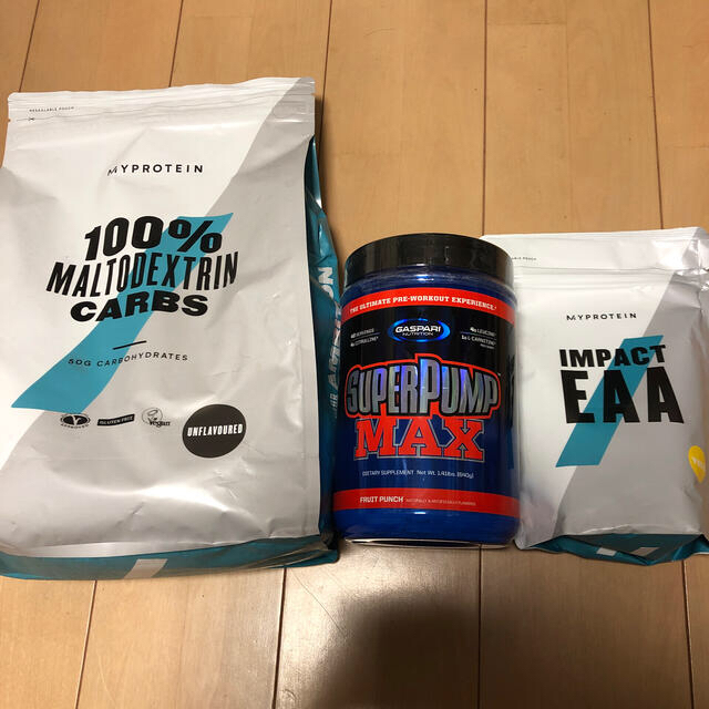 MYPROTEIN(マイプロテイン)のギャスパリ　スーパーパンプマックス　マイプロ　マルトデキストリン eaa  食品/飲料/酒の健康食品(アミノ酸)の商品写真