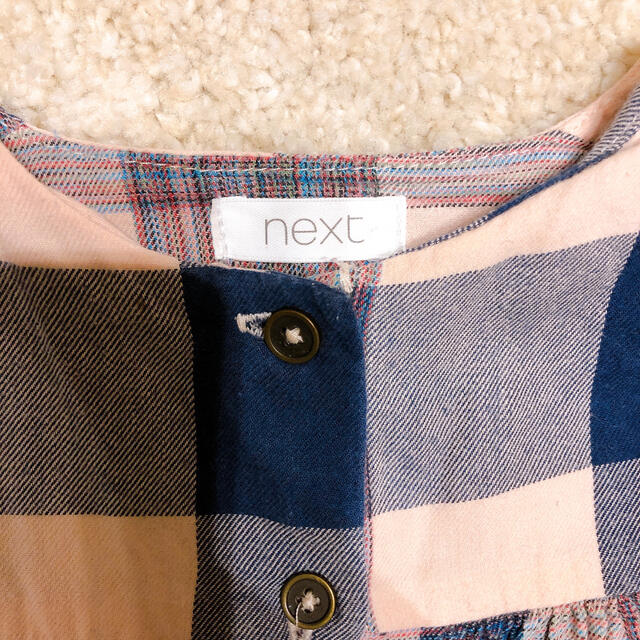 NEXT(ネクスト)のnext チェックワンピース キッズ/ベビー/マタニティのベビー服(~85cm)(ワンピース)の商品写真