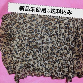 ♡新品未使用 レオパード柄ストール♡(ストール/パシュミナ)