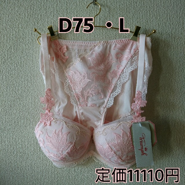 D75 ・L  レギュラーショーツ&ブラ