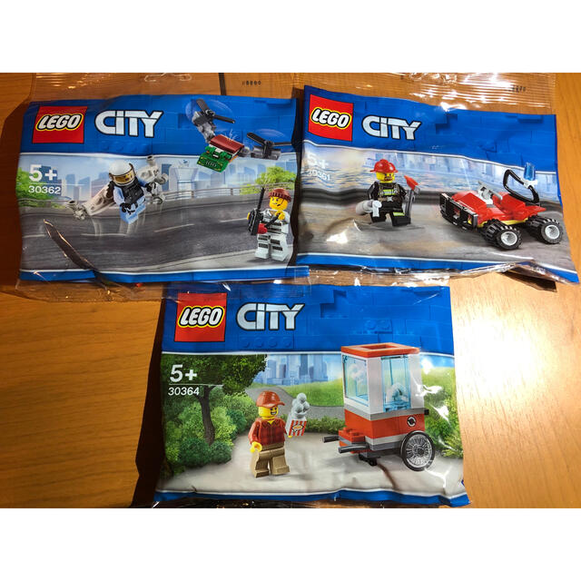 Lego(レゴ)の新品未開封　レゴ LEGO CITY 30361 30362 30364 セット キッズ/ベビー/マタニティのおもちゃ(積み木/ブロック)の商品写真