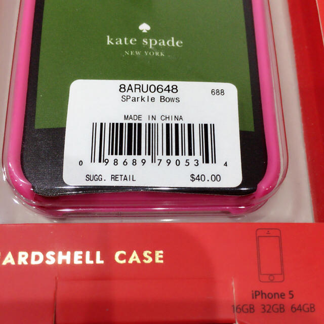 kate spade new york(ケイトスペードニューヨーク)のケイトスペード iPhone 5 5S スマホ/家電/カメラのスマホアクセサリー(iPhoneケース)の商品写真