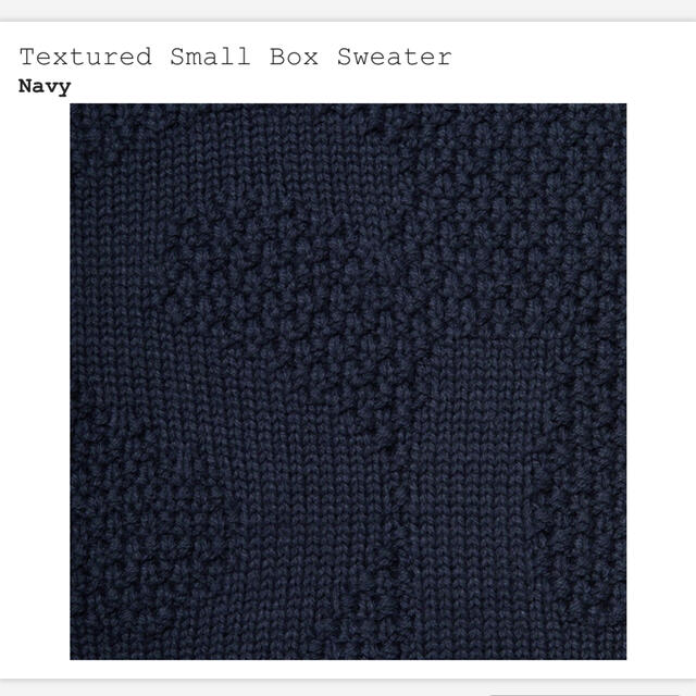 supreme small box sweater S セーター