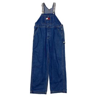 トミーヒルフィガー(TOMMY HILFIGER)の90s TOMMY JEANS トミージーンズ デニムオーバーオール 古着(サロペット/オーバーオール)