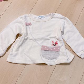 サンカンシオン(3can4on)のサンカンシオン　トレーナー　トップス 90cm(Tシャツ/カットソー)