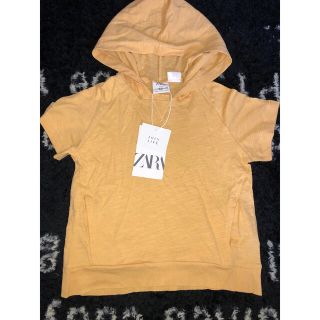 ザラキッズ(ZARA KIDS)のザラ　ザラベビー　半袖　シャツ　フード　92(Tシャツ/カットソー)