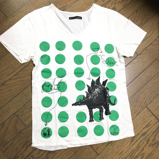 JOHNBULL(ジョンブル)の美品 Johnbull　刺繍　プリントカットソー　ジョンブル メンズのトップス(Tシャツ/カットソー(半袖/袖なし))の商品写真