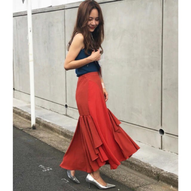 アメリヴィンテージMERMAID ASYMMETORY FLARE SKIRT