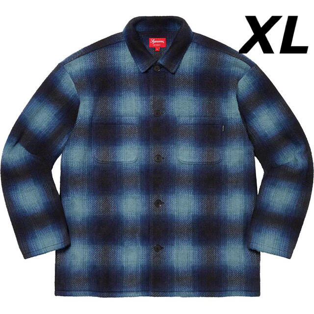 【新品】 Plaid Shadow Supreme - Supreme Fleece XL Shirt シャツ