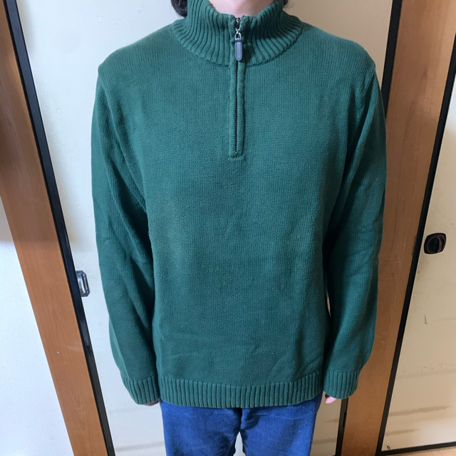 L.L.Bean ハーフジップ ニット Mサイズ