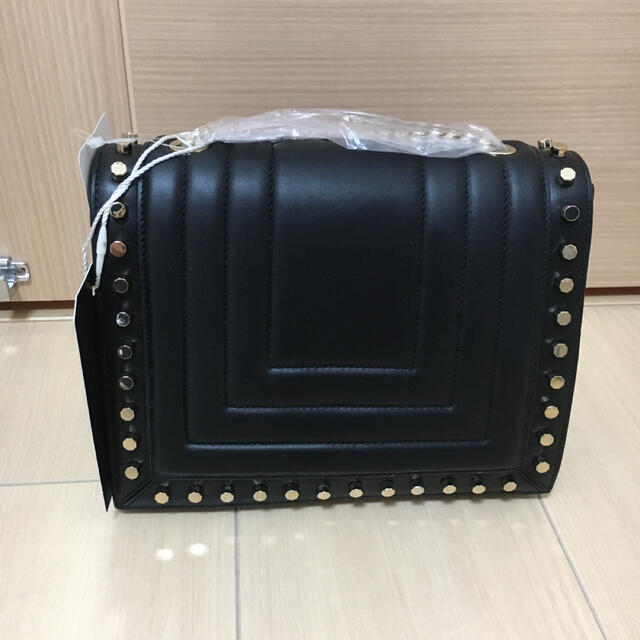 【新品】LUANA★スタッズチェーンショルダーバッグ/ブラック