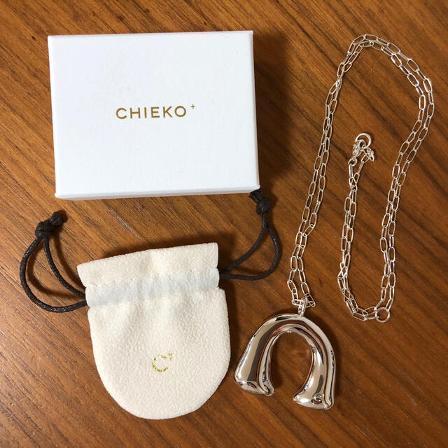 CHIEKO+チエコプラス♡ハートネックレスシルバーブラック