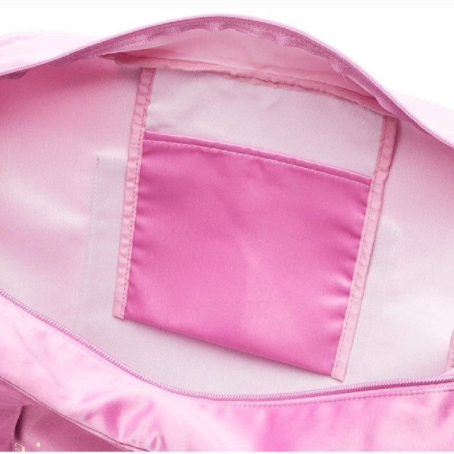 Maison de FLEUR(メゾンドフルール)の新品 メゾンドフルール キャリーオン トートバッグ M ピンク リボン 完売 レディースのバッグ(ボストンバッグ)の商品写真