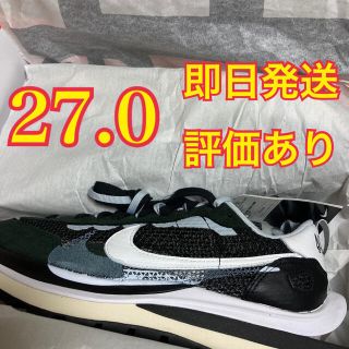 ナイキ(NIKE)のNike Sacai Vapor Waffle 27.0cm 黒(スニーカー)