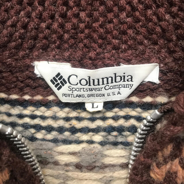 (値下げ)Columbia コロンビア カウチンセーター　Lサイズ
