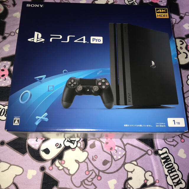 PS4pro 1TB 縦置きスタンド付き