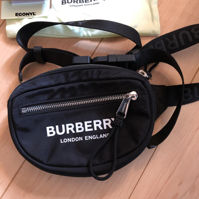 ☆美品☆ BURBERRY バーバリー ボディバッグ ウエストポーチ ブラック