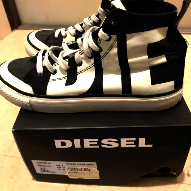 DIESEL ディーゼル定番人気ロゴデニムシューズ