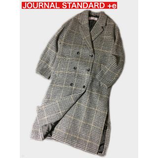 ジャーナルスタンダード(JOURNAL STANDARD)のJOURNAL STANDARD JS+eグレンチェックコート(ロングコート)