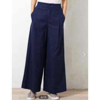 ニジュウサンク(23区)の【洗える！】大きいサイズ23区denimスラブヴィンテージデニム ワイドパンツ(デニム/ジーンズ)