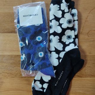 マリメッコ(marimekko)のmarimekko　レディース　靴下2足セット(ソックス)