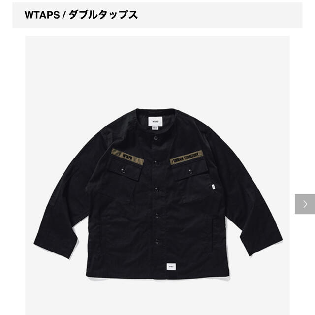 WTAPS  ミリタリーノーカラージャケットメンズ