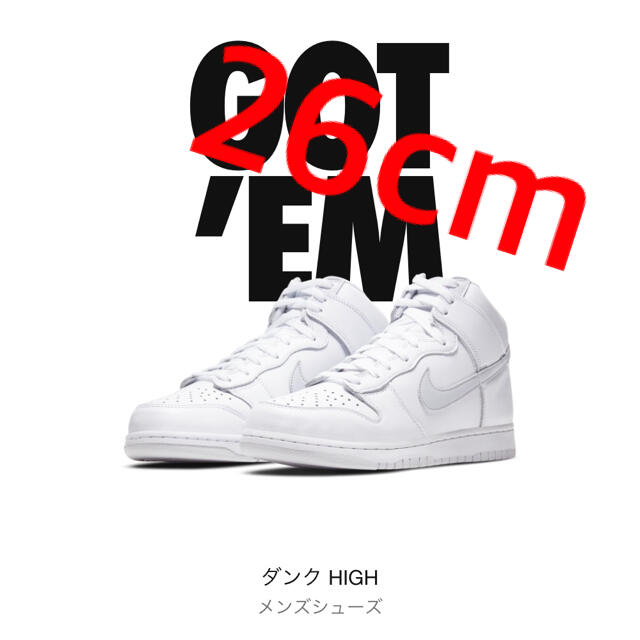 ナイキ ダンクハイ NIKE DUNK HIGH PURE PLATINUM