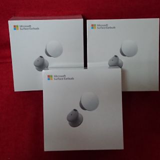 マイクロソフト(Microsoft)の新品未開封 Microsoft Surface Earbuds ライトグレー1台(ヘッドフォン/イヤフォン)