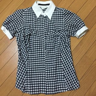 ダブルスタンダードクロージング(DOUBLE STANDARD CLOTHING)のダブスタチェックブラウス(シャツ/ブラウス(半袖/袖なし))