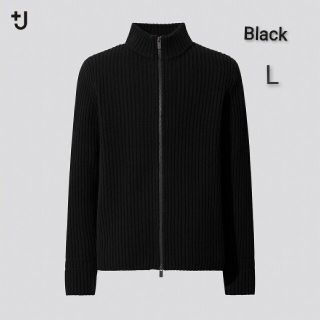 ユニクロ(UNIQLO)のミドルゲージリブフルジップセーターL +J プラスジェイ　JILSANDER (ニット/セーター)