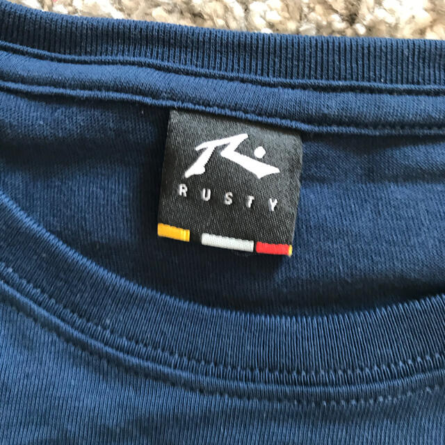 RUSTY(ラスティ)の新品未使用 RUSTY Tシャツ ネイビー レディースのトップス(Tシャツ(半袖/袖なし))の商品写真