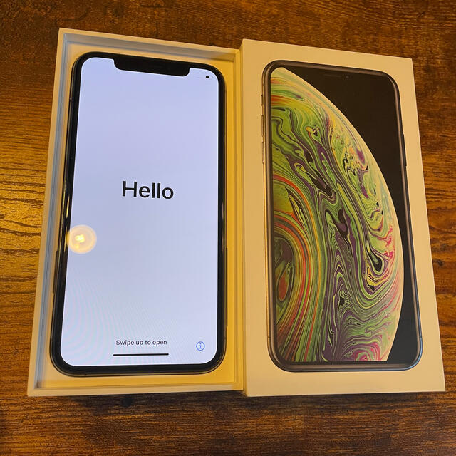 Apple(アップル)のSIMフリー　iPhone XS 256GB スペースグレイ スマホ/家電/カメラのスマートフォン/携帯電話(スマートフォン本体)の商品写真