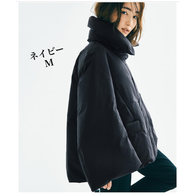 【ネイビー】UNIQLO +J ジルサンダー ハイブリッドダウンジャケット | フリマアプリ ラクマ