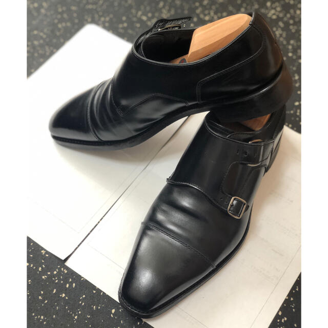 REGAL(リーガル)のビジネスシューズ 革靴 ダブルモンク　ブラック　マッケイ製法 メンズの靴/シューズ(ドレス/ビジネス)の商品写真