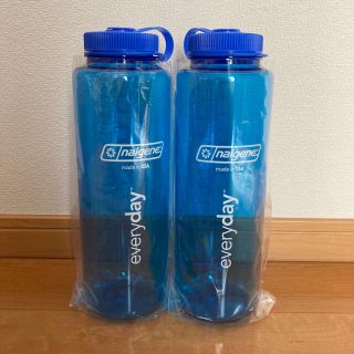 ナルゲン(Nalgene)の【未使用品】ナルゲンボトル 1.5ℓ 2本 nalgene 小傷 フィルムカス有(登山用品)