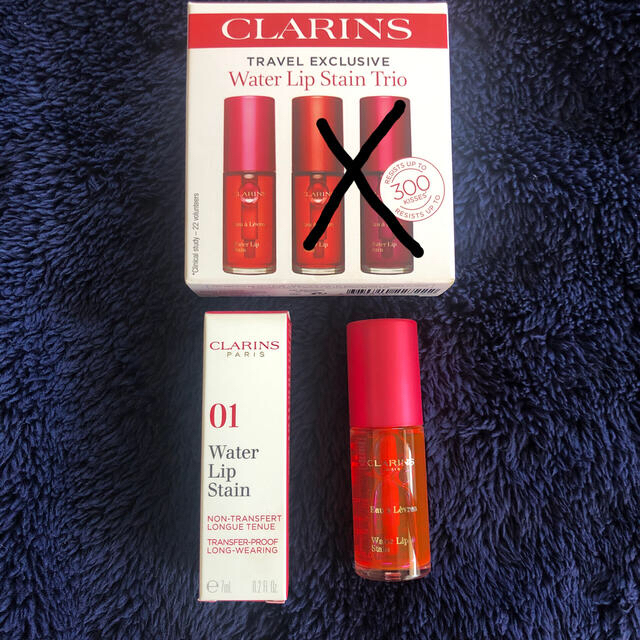 CLARINS(クラランス)のクラランス　ウォーターリップステイン　新品 コスメ/美容のベースメイク/化粧品(リップグロス)の商品写真