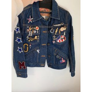 良品☆マークジェイコブス・スタッズ 刺繍 デニム セットアップ(S) S