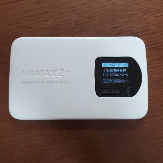 エーユー(au)のSpeed Wi-Fi NEXT WX02 ポケットWi-Fi(PC周辺機器)