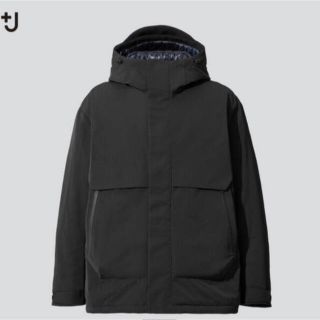 ジルサンダー(Jil Sander)の【黒/L】プラスJ ＋J ユニクロ ハイブリッドダウンオーバーサイズパーカ  (ダウンジャケット)