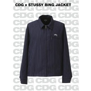 Stussy CDG Pin striped Jacket M / ステューシー